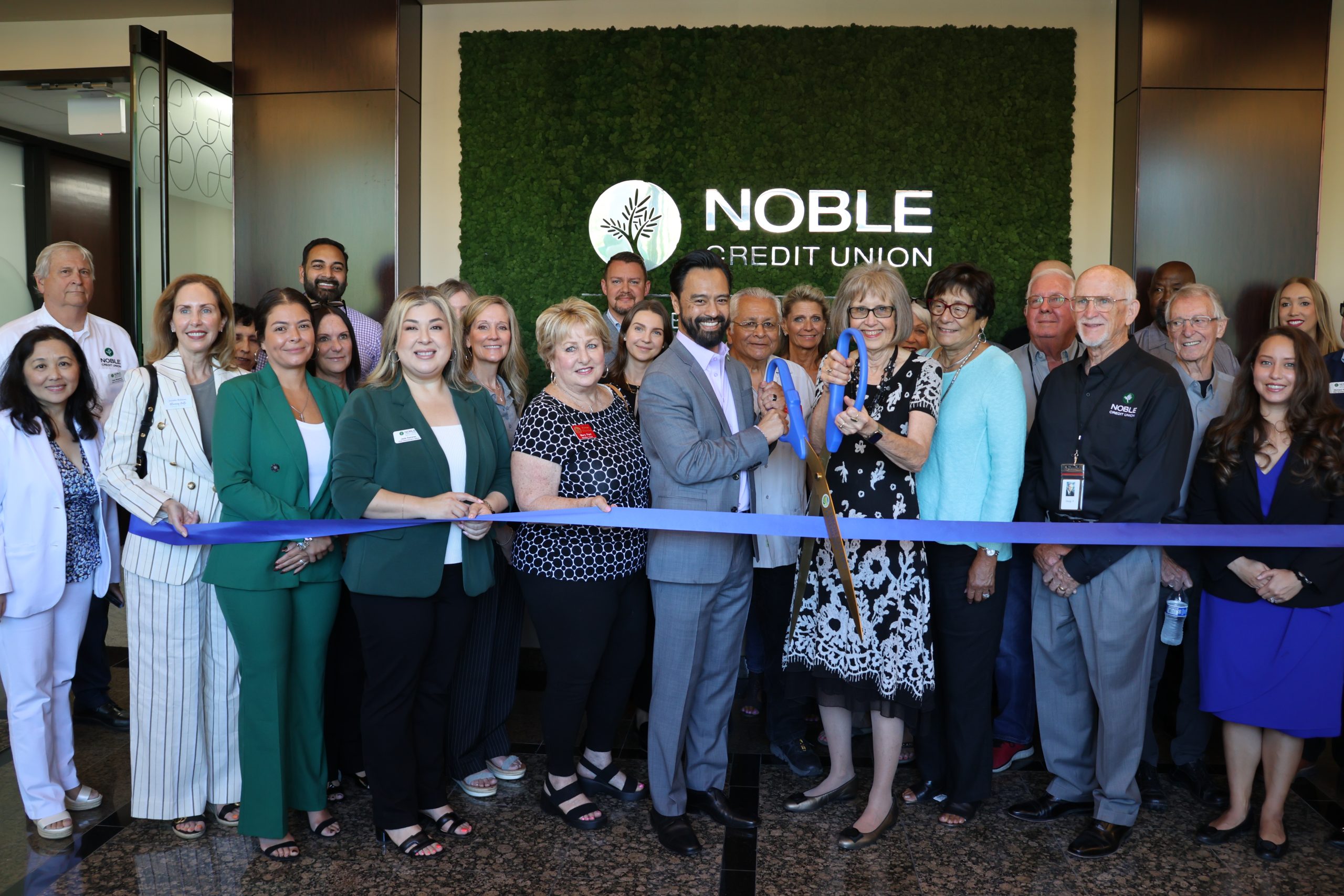 HQ ribbon cutting